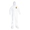 Kleenguard Disposable Coveralls, Large, MICROFORCE* Barrier SMS Fabric, White, 24 PK KCC49123 - alternate 1
